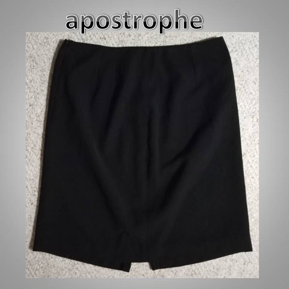 Apostrophe black skirt size 12